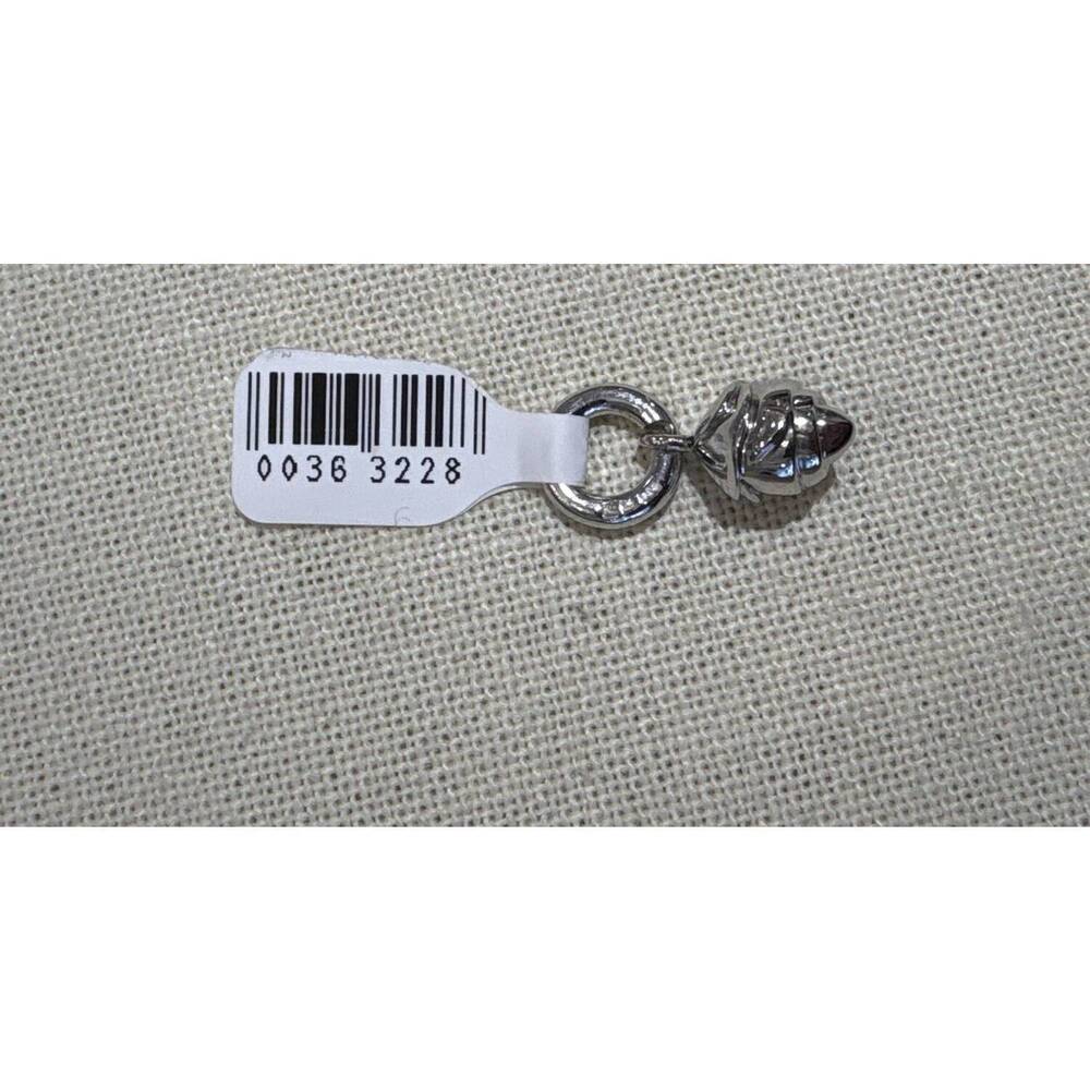 NEW STORY JEWELLERY women's rose bud dangle charm in silver